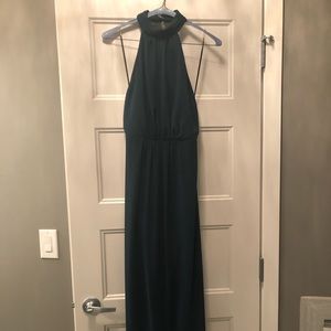 ⬇️⬇️ShowMeYourMumu Deep Jade Chiffon Maxi Dress🔥